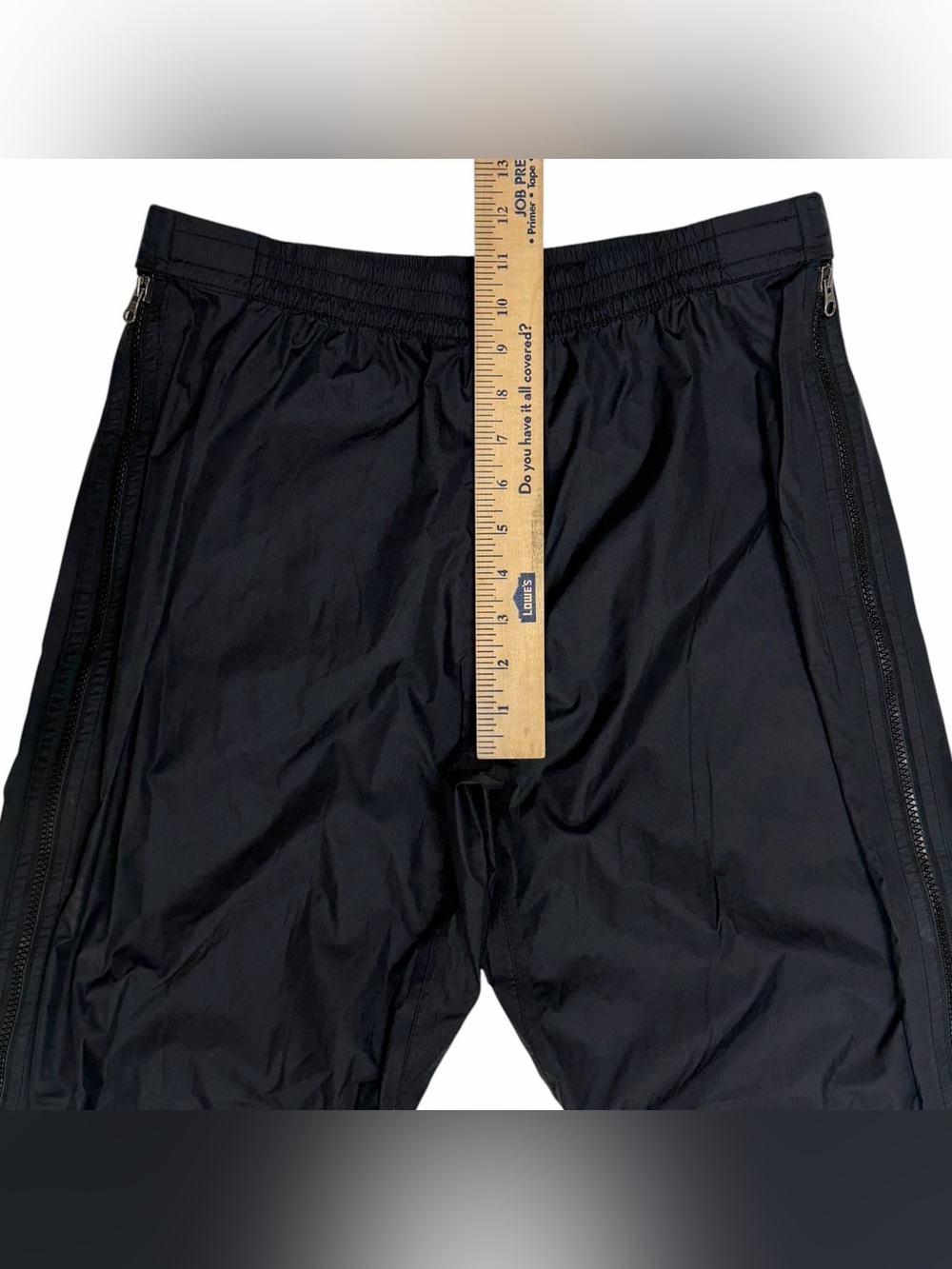 Marmot Precip Pants Medium Black Nylon Full Zip Gorpcore Rain Waterproof Hiking - Picture 12 of 14